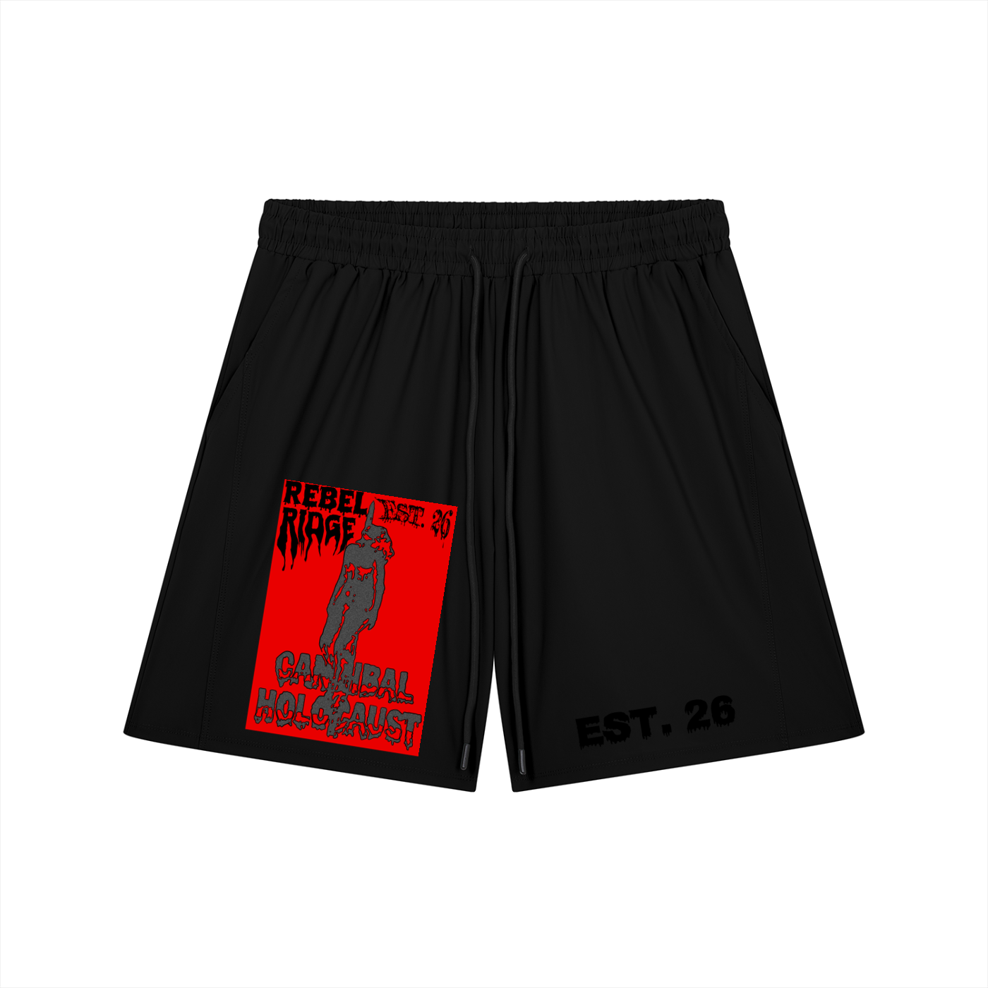 C.H The Horror That Shaped Us Drawstring Shorts