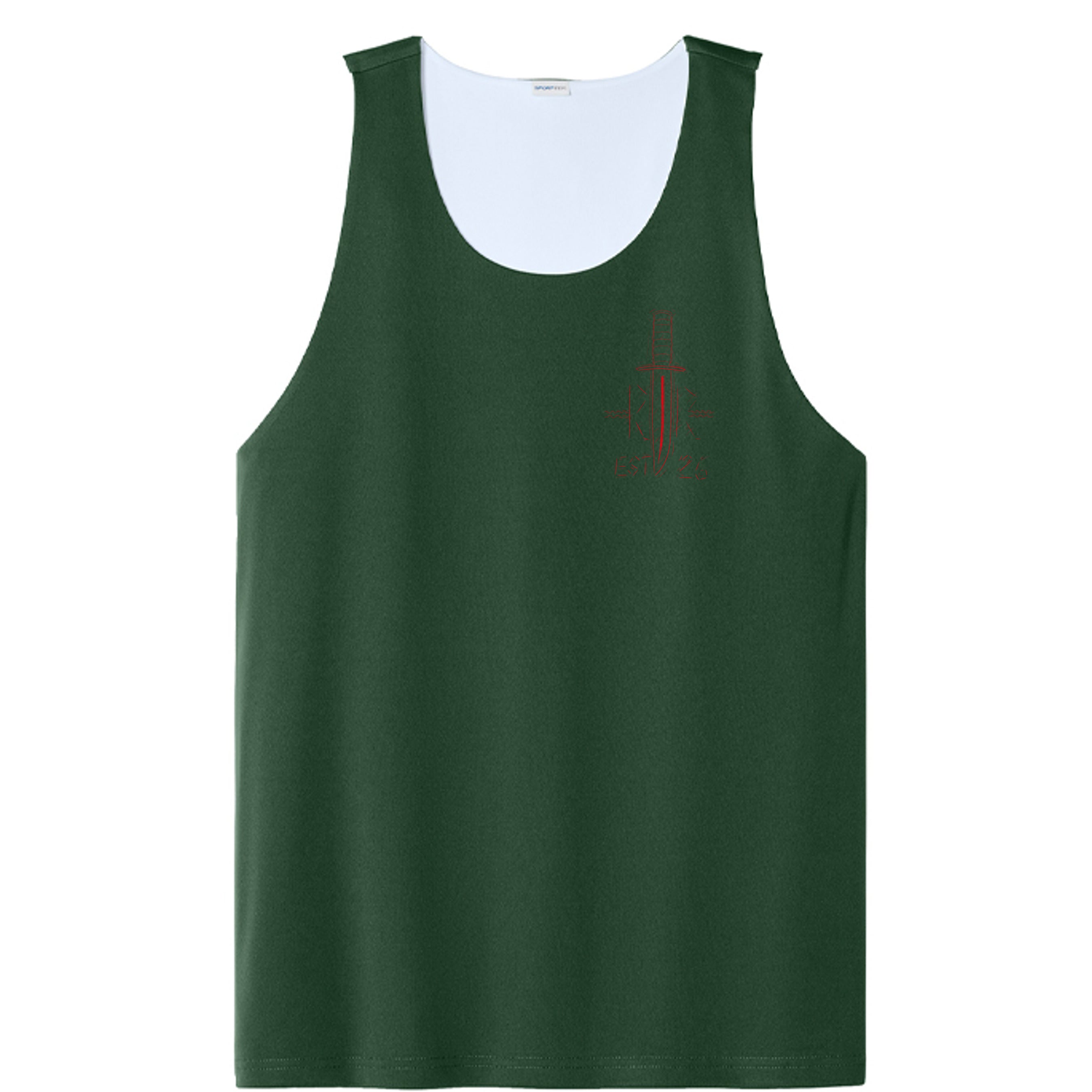 Forest Green/ White - ST551 - FRONT