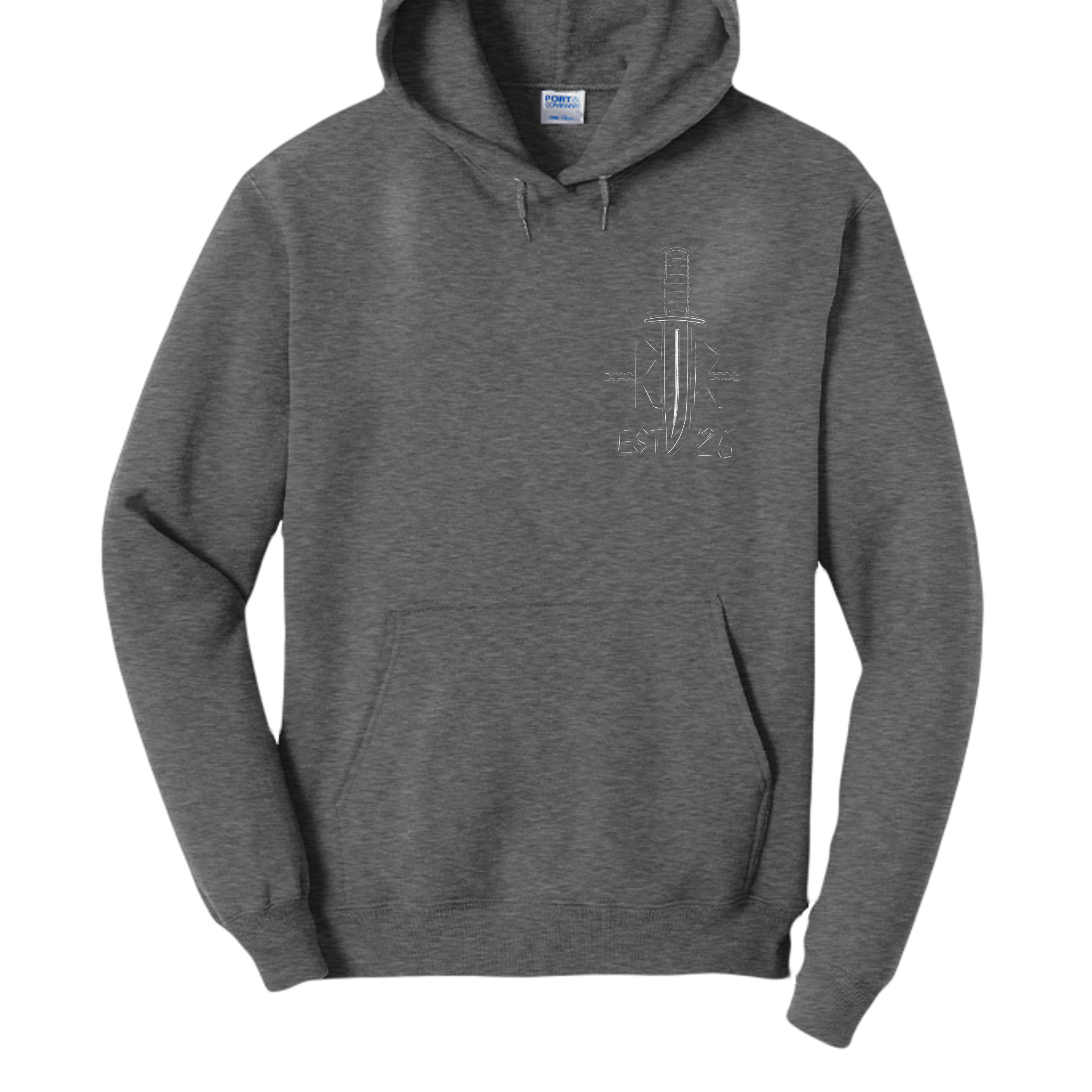 Dark Heather Grey - PC78H - FRONT